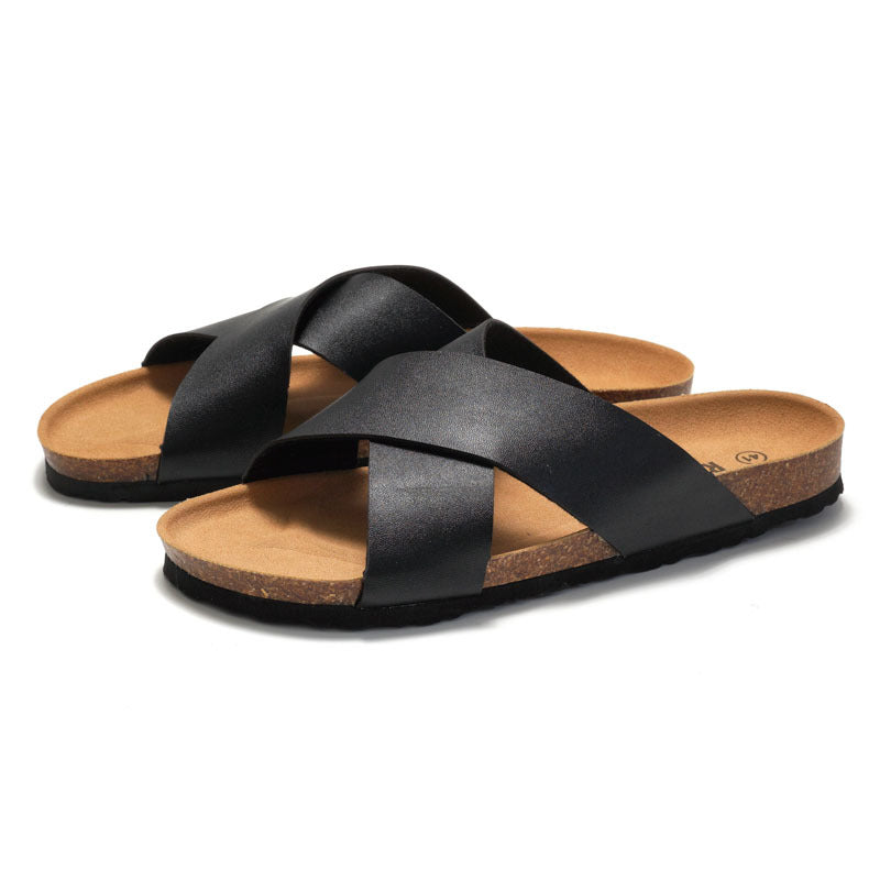 Men's Summer Cork Slippers – Casual Comfort & Everyday Style