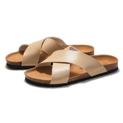 Men's Summer Cork Slippers – Casual Comfort & Everyday Style